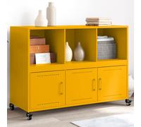 vidaXL Sideboard Mustard Yellow 100.5x39x72 cm Steel