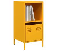 vidaXL Sideboard Mustard Yellow 35x39x73.5 cm Cold-rolled Steel