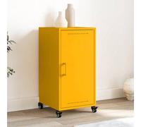 Vidaxl Sideboard Mustard Yellow 36X39X72 Cm Steel