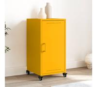 vidaXL Sideboard Mustard Yellow 36x39x72 cm Steel