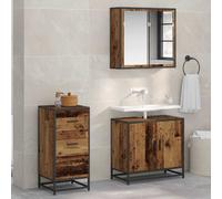 vidaXL Sideboard Old Wood 35.5 x 35 x76 cm