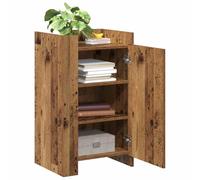 vidaXL Sideboard Old Wood 45 x 35 x 75 cm, Contemporary Sideboard, Rectangular, Modern Design, Ample Storage, Easy Assembly, Minimalist Furniture, Home Organization