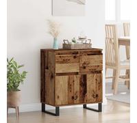 vidaXL Sideboard Old Wood 60 x 35 x 70 cm Engineered Wood and Iron