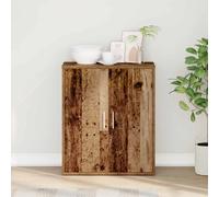 Sideboard Old Wood Engineered Wood 60x31x70 cm Compact Storage Cabinet Slim Unit