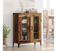 vidaXL Sideboard Old Wood 69.5 x 34 x 90 cm Engineered Wood and Iron