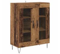 vidaXL Sideboard Old Wood 69.5 x 34 x 90 cm Engineered Wood, Modern Dining Room, Rectangular Sideboard, Ample Storage, Durable Buffet Bench, Functional Living Unit