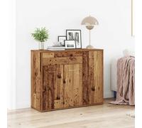 Sideboard Storage Drawer Side Cabinet Engineered Wood Multi Colours vidaXL
