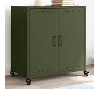 vidaXL Sideboard Olive Green 68x39x72 cm Steel