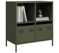 Vidaxl Sideboard Olive Green 68X39X73.5 Cm Cold-Rolled Steel