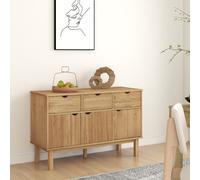 vidaXL Sideboard OTTA 114x43x73.5 cm Solid Wood Pine
