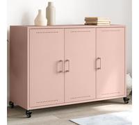 vidaXL Sideboard Pink 100.5x39x72 cm Steel