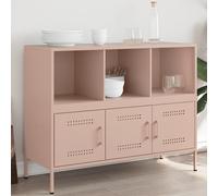 Vidaxl Sideboard Pink 100.5X39X79 Cm Steel