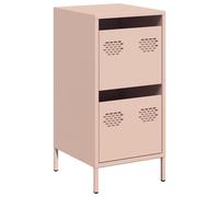 Vidaxl Sideboard Pink 35X39X73.5 Cm Cold-Rolled Steel