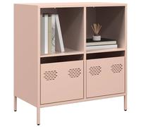 vidaXL Sideboard Pink 68x39x73.5 cm Cold-rolled Steel, Pink