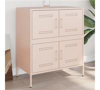 vidaXL Sideboard Pink 68x39x79 cm Steel