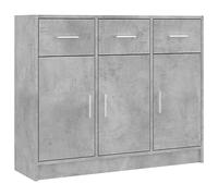 Vidaxl Sideboard Concrete Grey 91X28X75 Cm Engineered Wood