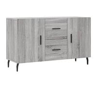 (grey sonoma) vidaXL Sideboard Storage Cabinet Side Cabinet Cupboard White Engineered Wood