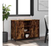 vidaXL Sideboard Smoked Oak 100x35x70 cm Engineered Wood