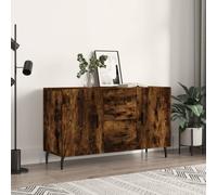 vidaXL Sideboard Smoked Oak 100x36x60 cm Engineered Wood