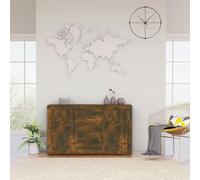 Vidaxl Sideboard Smoked Oak 120X36X69 Cm Engineered Wood