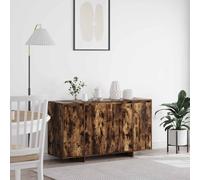 VidaXL Sideboard Smoked Oak 135 X 41 X 75 Cm Engineered Wood