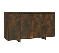 vidaXL Sideboard Smoked Oak 135x41x75 cm Engineered Wood NEW