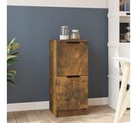 (Smoked oak, 1) vidaXL Sideboards Cupboard Storage Cabinet Home Organiser Engineered Wood