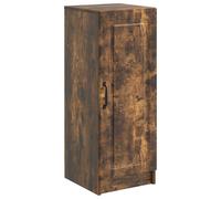 vidaXL Sideboard Smoked Oak 33 x 34.5 x 87 cm Engineered Wood