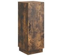 vidaXL Sideboard Smoked Oak 33 x 34.5 x 87 cm Engineered Wood
