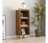 vidaXL Sideboard Smoked Oak 34.5x32.5x90 cm Engineered Wood