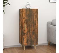 vidaXL Sideboard Engineered Wood Side Cabinet Home Organiser – Smoked Oak 34.5x34x90 cm
