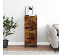 vidaXL Sideboard Storage Side Cabinet Cupboard Smoked Oak Engineered Wood