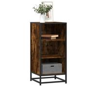 vidaXL Sideboard Smoked Oak 35.5x35x76 cm Engineered Wood and Metal