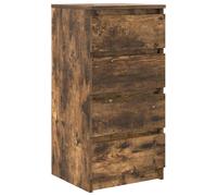 vidaXL Sideboard Smoked Oak 37.5x35x76 cm Engineered Wood storage cabinet