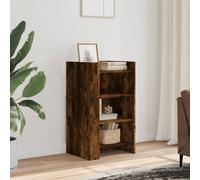 vidaXL Sideboard Smoked Oak 45x35x75 cm Engineered Wood