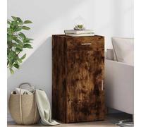 Sideboard Smoked Oak 45x42.5x93cm Engineered Wood 1 Drawer 1 Door Storage for TV
