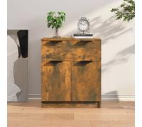 vidaXL Sideboard Smoked Oak 60X30X70 Cm Engineered Wood, Brown