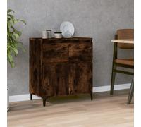 Vidaxl Sideboard Smoked Oak 60X35X70 Cm Engineered Wood