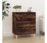 (smoked oak) vidaXL Sideboard Engineered Wood Storage Cabinet Home Organiser Multi Colours