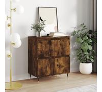 (smoked oak) vidaXL Sideboard Storage Side Cabinet Cupboard Grey Sonoma Engineered Wood