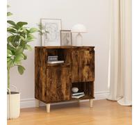 vidaXL Sideboard Smoked Oak 60x35x70 cm Engineered Wood
