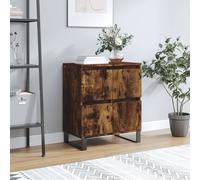 vidaXL Sideboard Smoked Oak 60x35x70 cm Engineered Wood