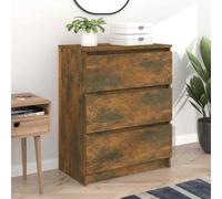 Vidaxl Sideboard Smoked Oak 60X35X76 Cm Engineered Wood