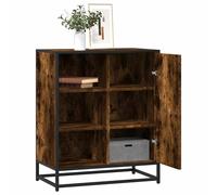 vidaXL Sideboard Smoked Oak 62x35x76 cm Engineered Wood storage cabinet