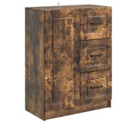 vidaXL Sideboard Smoked Oak 66 x 34.5 x 87 cm Engineered Wood