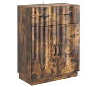 vidaXL Sideboard Smoked Oak 66 x 34.5 x 87 cm Engineered Wood