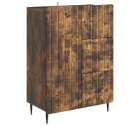 vidaXL Sideboard Smoked Oak 66 x 34.5 x 91.5 cm Engineered Wood