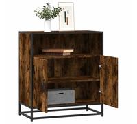 vidaXL Sideboard Smoked Oak 68x35x76 cm Engineered Wood