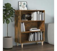 vidaXL Sideboard Smoked Oak 69.5x32.5x90 cm Engineered Wood