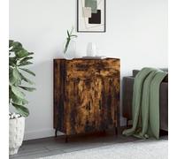vidaXL Sideboard Smoked Oak 69.5x34x90 cm Engineered Wood